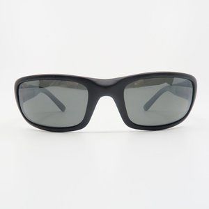 Maui Jim MJ 103-2M STINGRAY Matte Black/Grey Polarized New Sunglasses X w/defect